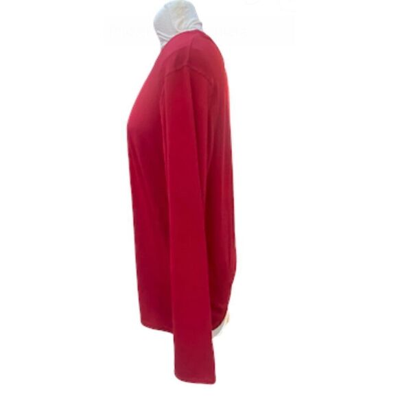Cuddl Duds Layering Top Red Sz. L Poly/Spandex/Rayon Valentine - Picture 3 of 11